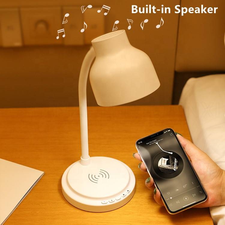 New wireless charging with bluetooth speaker and l